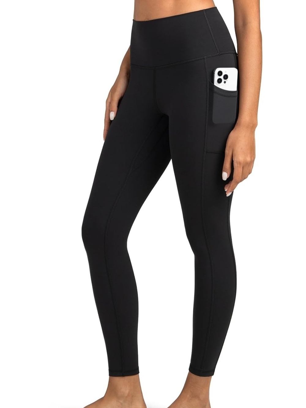 Colorfulkoala High Waisted Yoga Pants 7/8 Length With Pockets Womens Medium